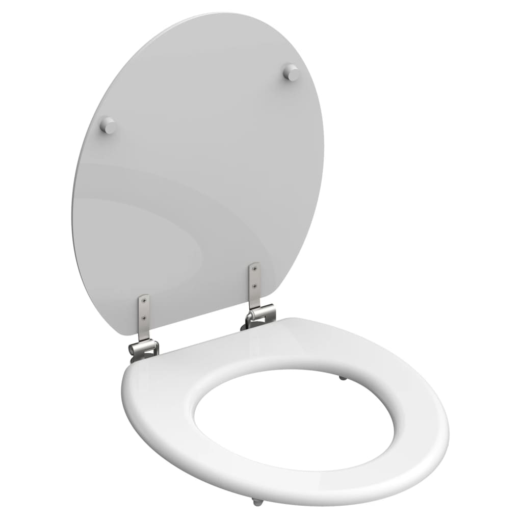 SCHÌÏTTE Toilet Seat WHITE Wood Core