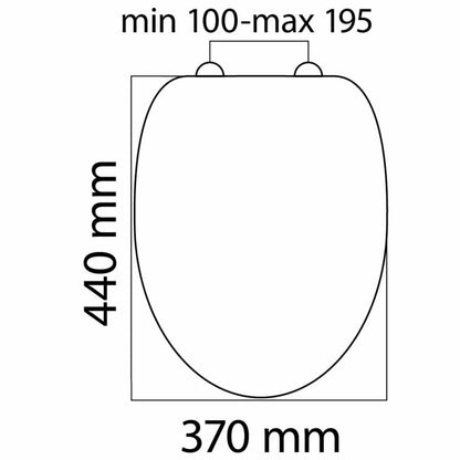 Tiger Soft-Close Toilet Seat Reno MDF White 252350646