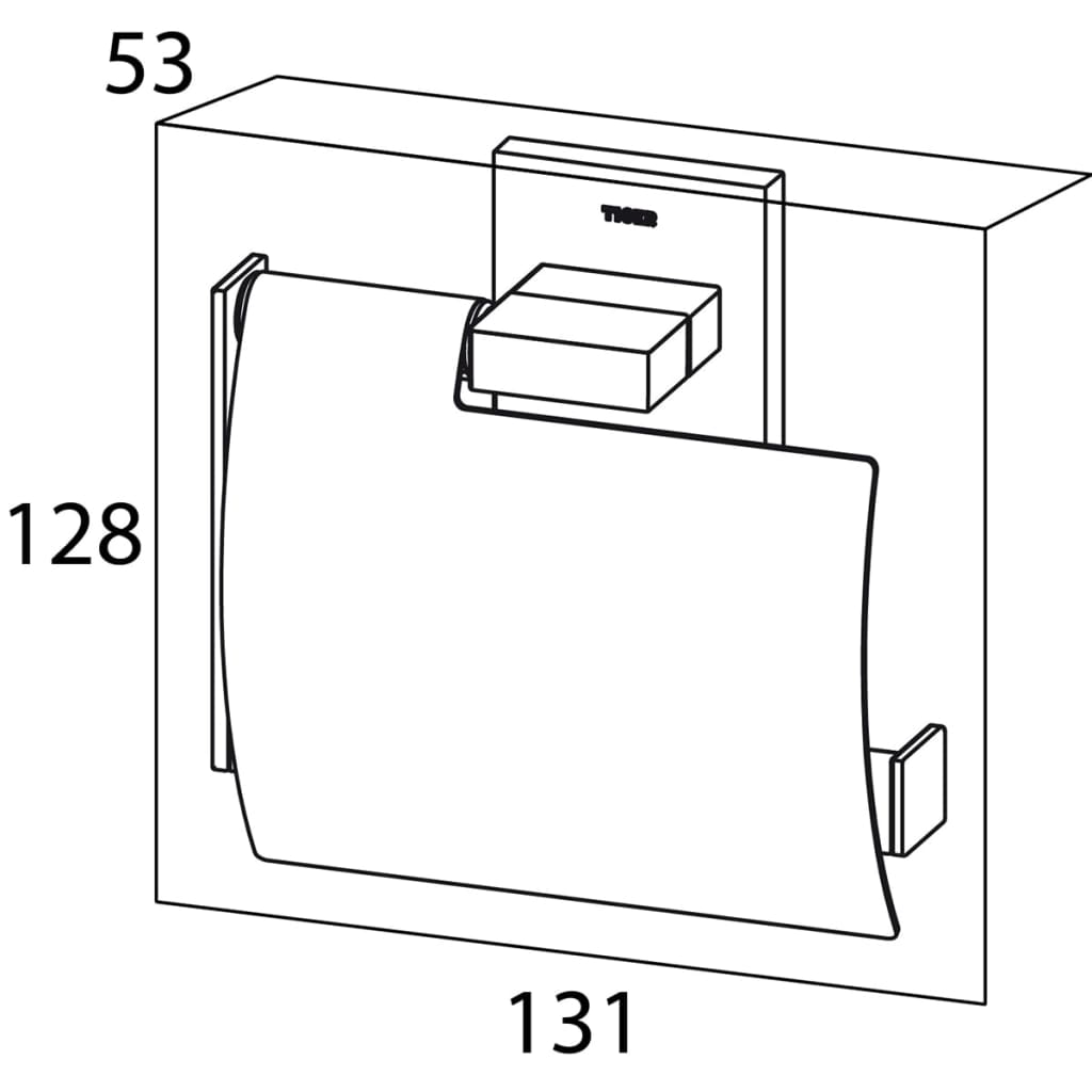 Tiger Toilet Roll Holder Items Silver 281620946