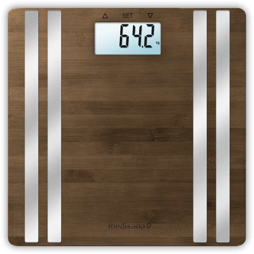 Medisana Body Analysis Scales BS 552 Connect Bamboo