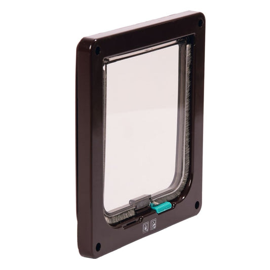 Karlie 2-way Lockable Cat Door Porta 19.2x5x20 cm Brown