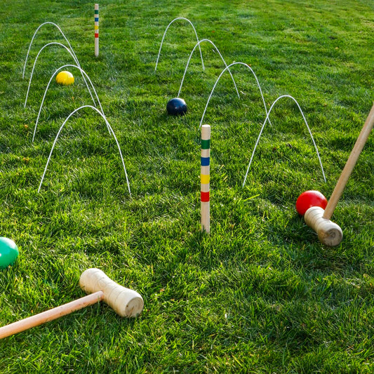 HI Croquet Game 125x25 cm Multicolour