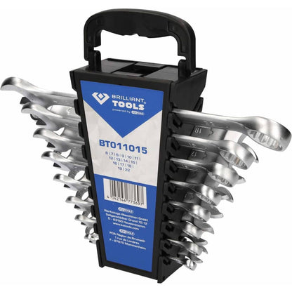 BRILLIANT TOOLS Combination Wrench Set 15 pcs