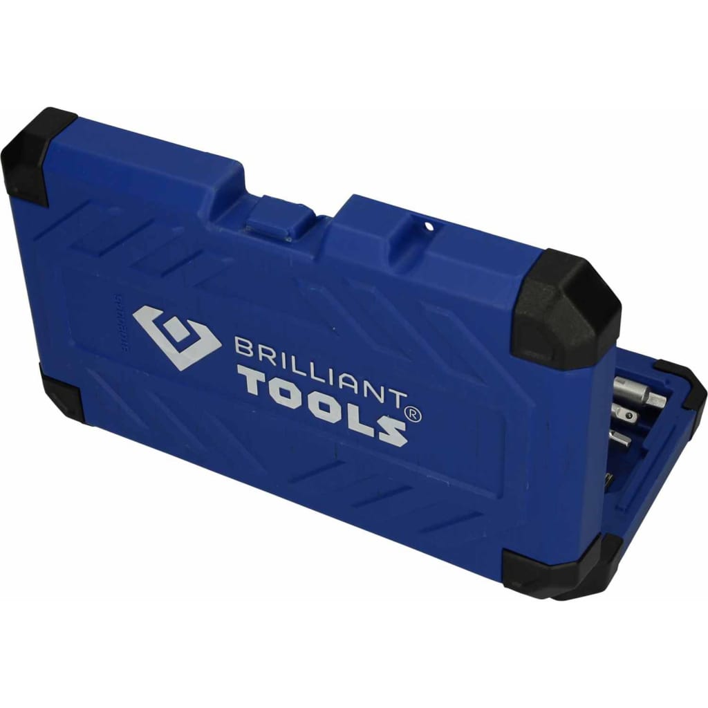 BRILLIANT TOOLS 45 Piece Socket Set 1/4" Steel