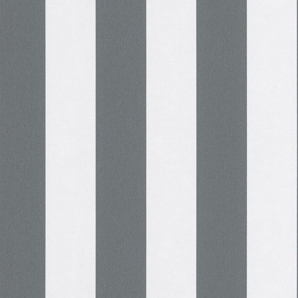 Noordwand Topchic Wallpaper Stripes Dark Grey and White