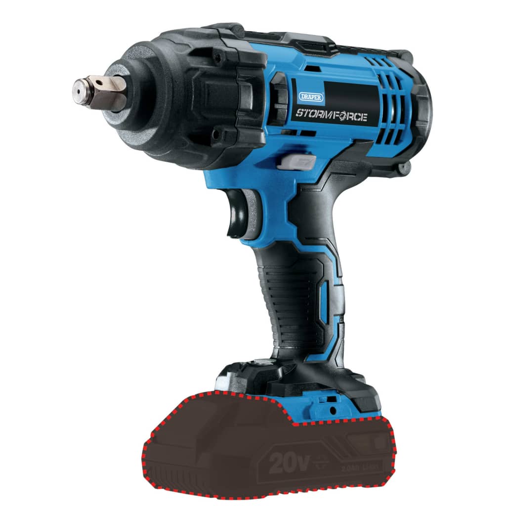 Draper Tools Impact Wrench Bare "Storm Force" 20V 400Nm