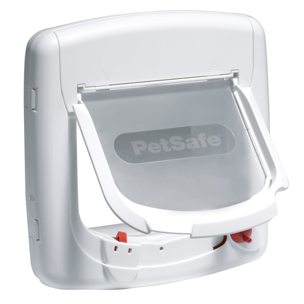 PetSafe Magnetic 4-Way Cat Flap Deluxe 400 White