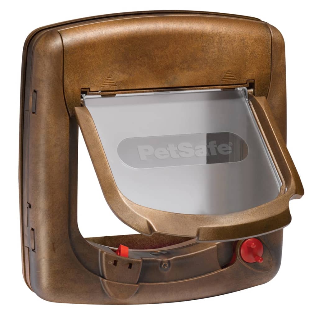 PetSafe Magnetic 4-Way Cat Flap Deluxe 420 Brown