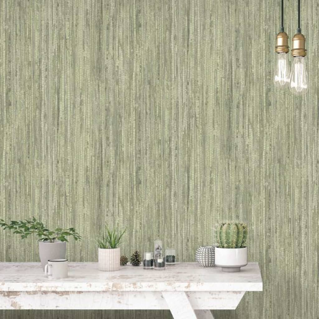 Noordwand Wallpaper Natural Grasses Wicker Green