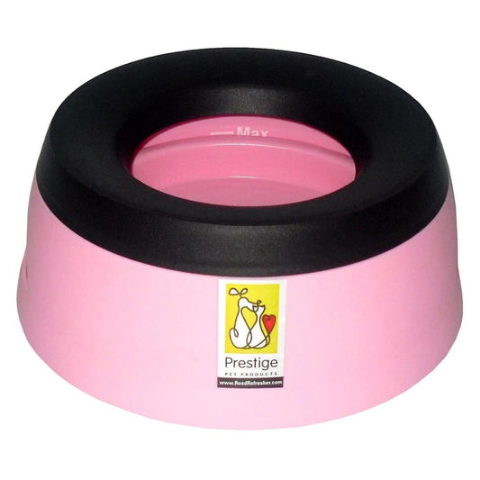 Road Refresher Non-Spill Pet Water Bowl Large Pink