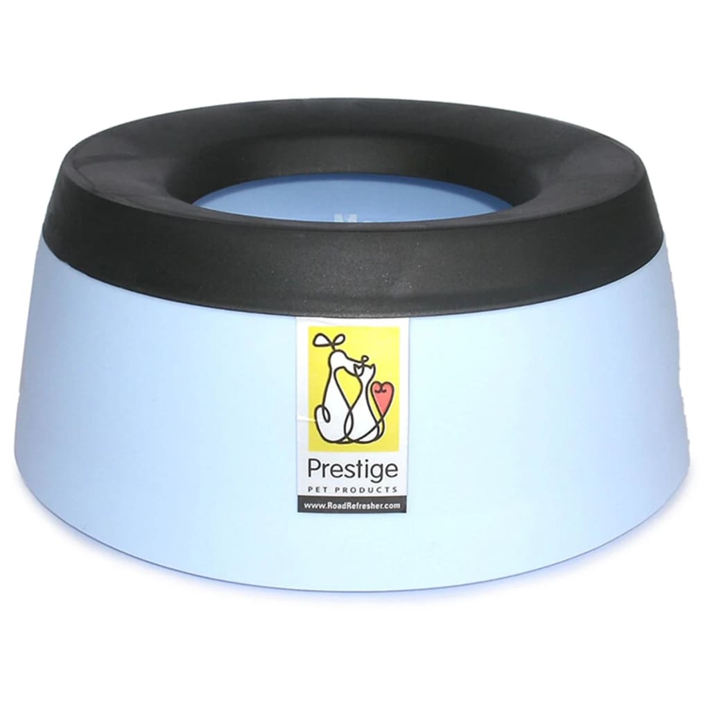 Road Refresher Non-Spill Pet Water Bowl Large Blue LBRR