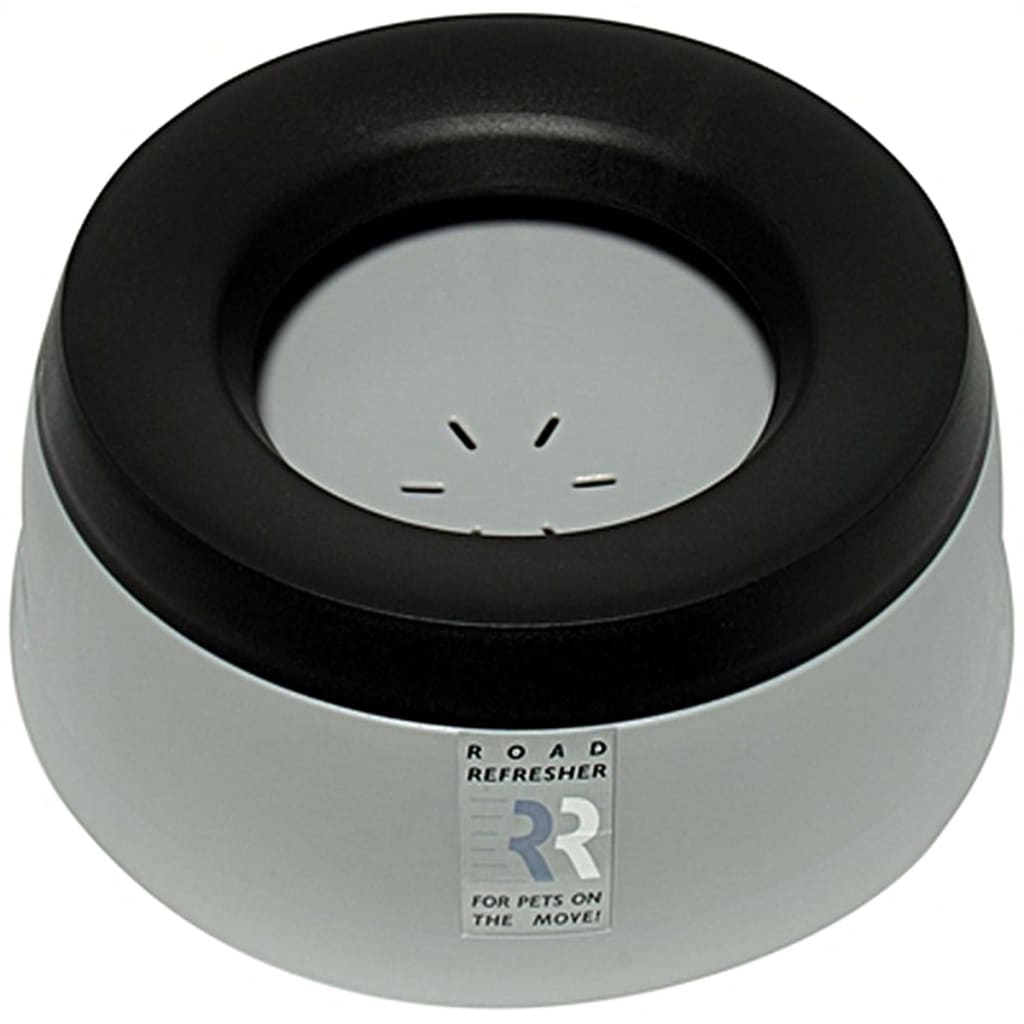 Road Refresher Non-Spill Pet Water Bowl Small Grey SGRR