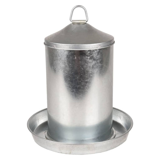 FLAMINGO Poultry Waterer Dobby Galvanised 4 L