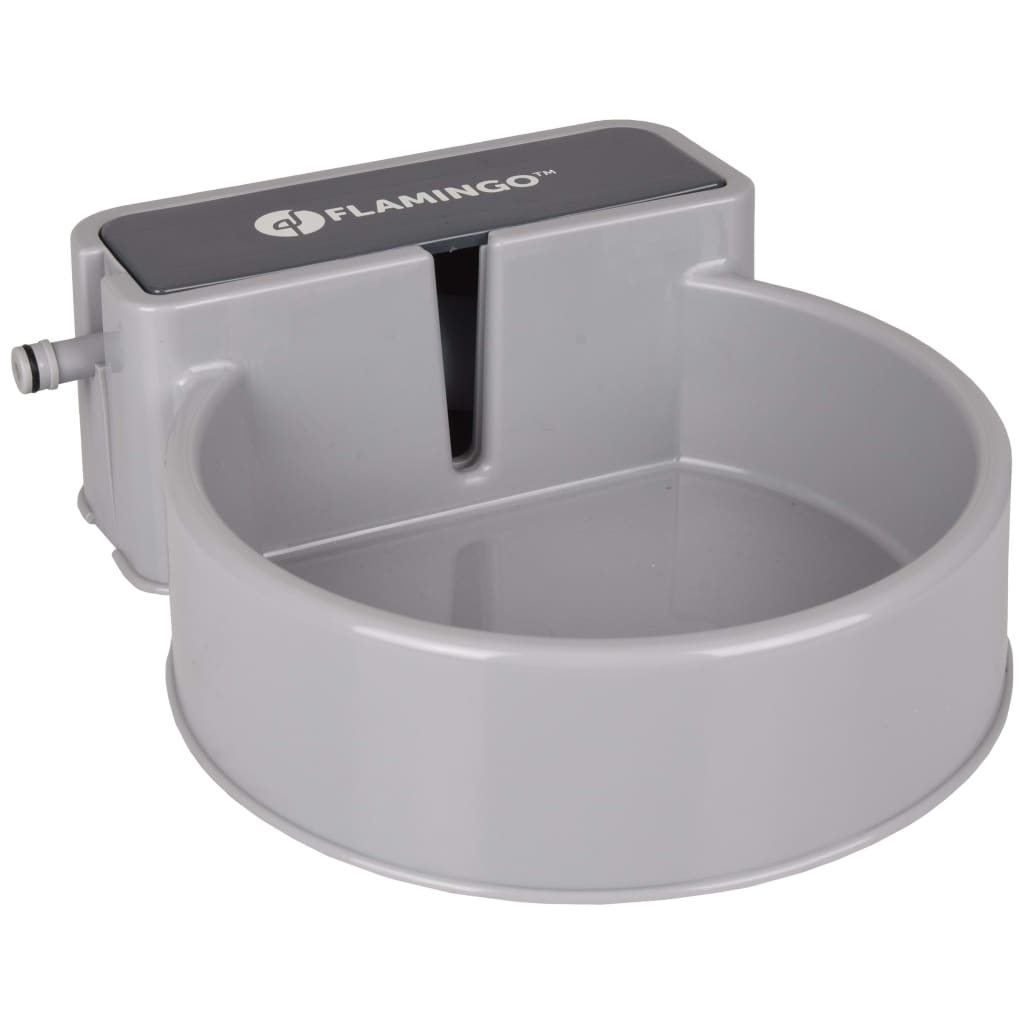 FLAMINGO Outdoor Pet Drinking Fountain Drava Grey 2.5 L
