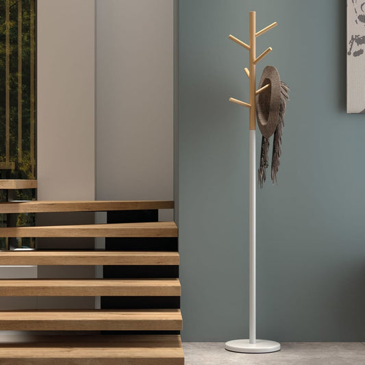 Rousseau Coat Rack Alba Metal White