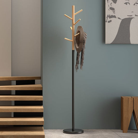 Rousseau Coat Rack Alba Metal Black