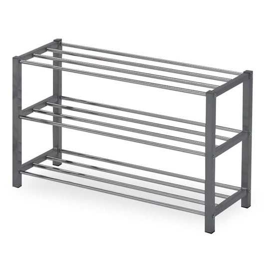 Rousseau Shoe Rack Sam Metal Grey