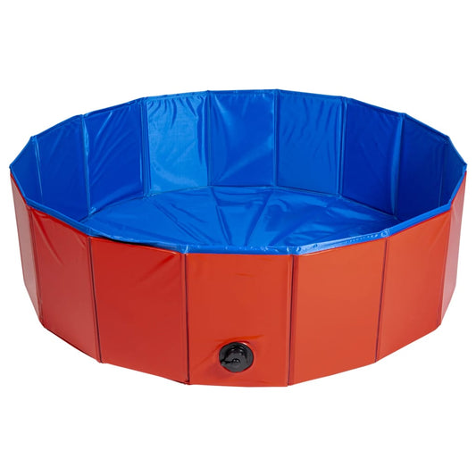 Animal Boulevard Pet Pool Cooling L 100x100x30 cm Red/Blue