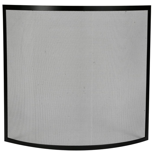 Perel Fireplace Screen 66x61 cm Black