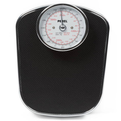 Perel Analog Bathroom Scale 160 kg Black