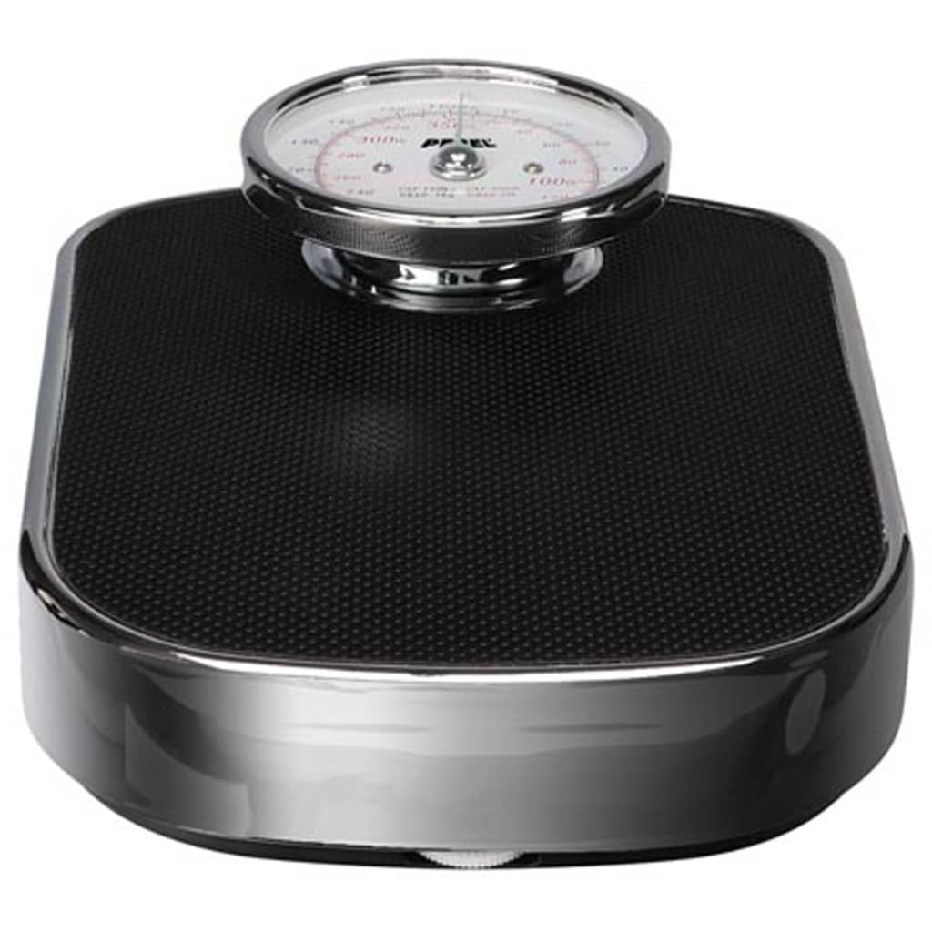 Perel Analog Bathroom Scale 160 kg Black