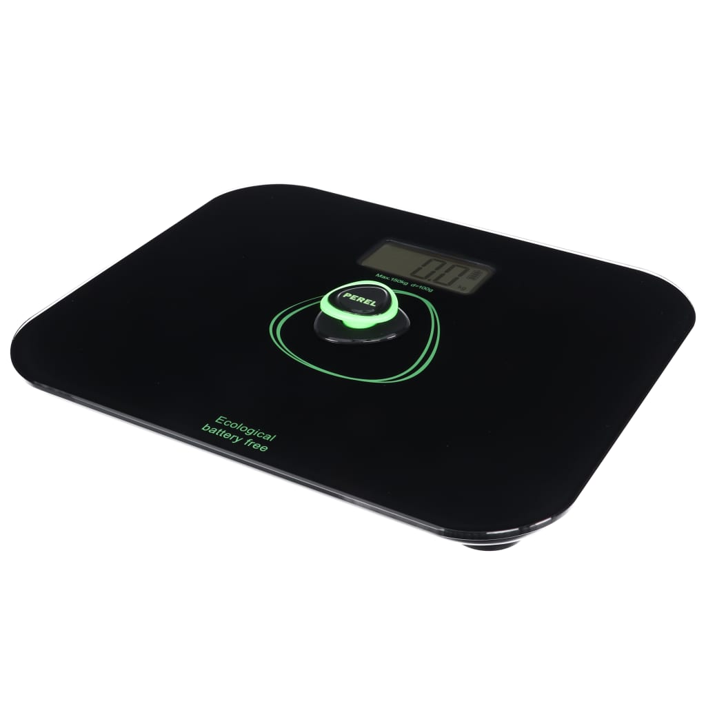 Perel Digital Bathroom Scale 150 kg Black