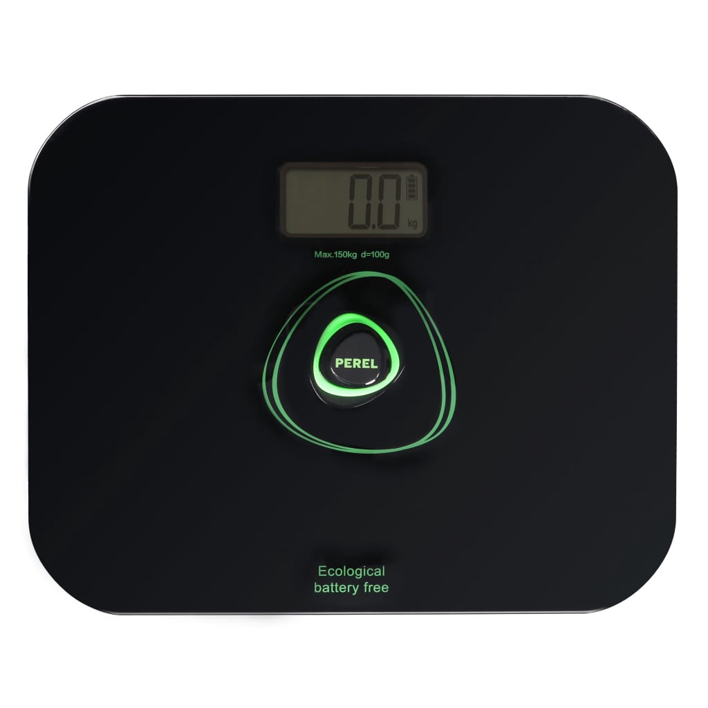 Perel Digital Bathroom Scale 150 kg Black