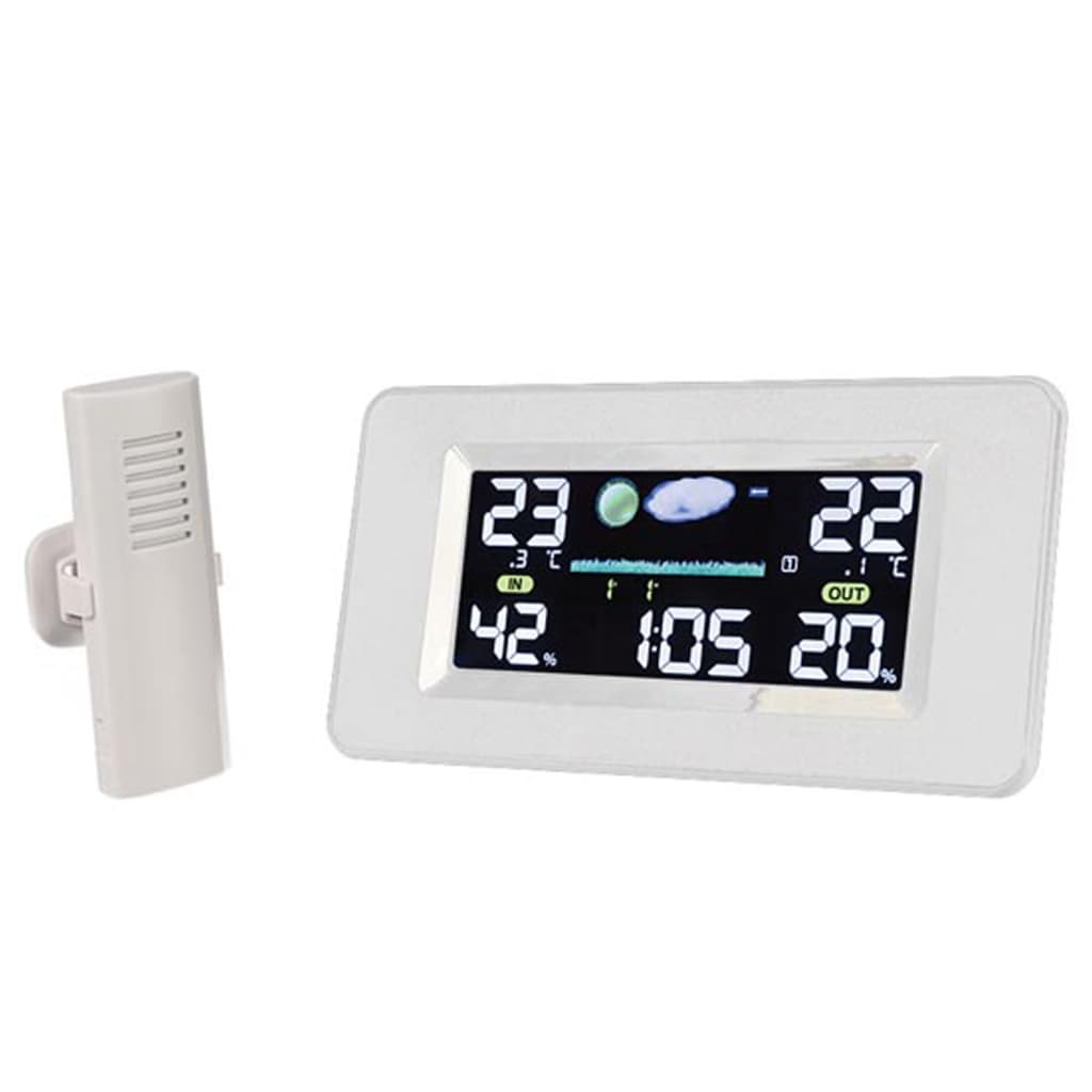 Perel Wireless Weather Station White
