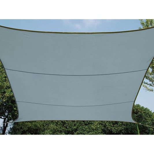 Perel Shade Sail Square 5 m Light Slate Grey