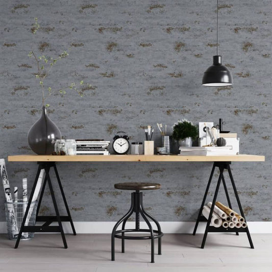 Noordwand Topchic Wallpaper Concrete Look Light Grey