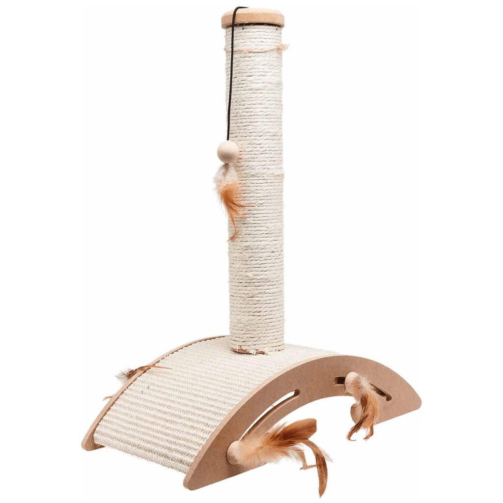 FLAMINGO Cat Scratching Post Ella Beige 52 cm 560147
