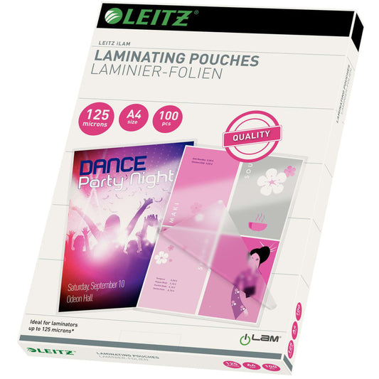 Leitz Laminating Pouches 125 Microns A4 100 pcs