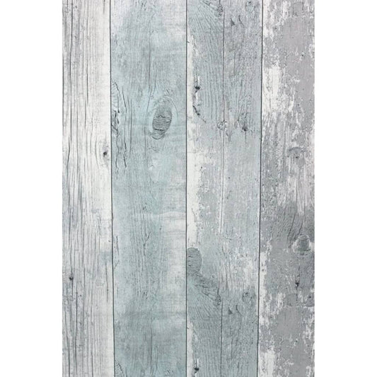 Noordwand Topchic Wallpaper Wooden Planks Grey and Blue