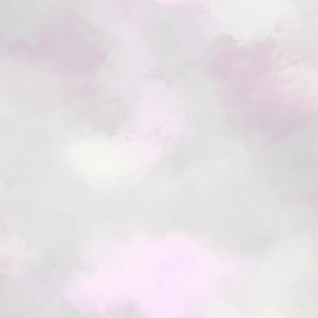 Noordwand Good Vibes Wallpaper Paint Clouds Pink and Grey