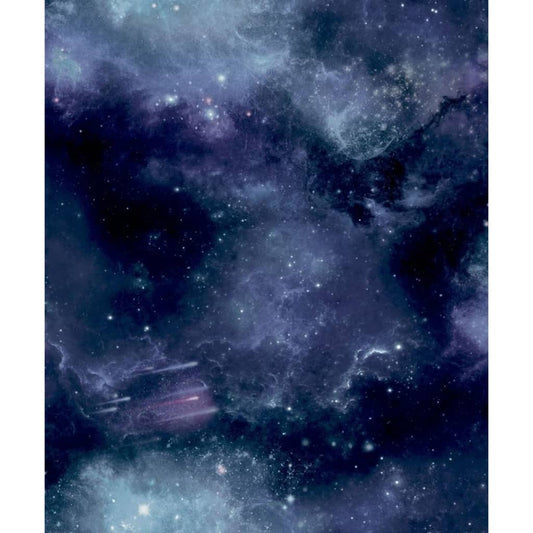 Noordwand Good Vibes Wallpaper Galaxy with Stars Black and Purple