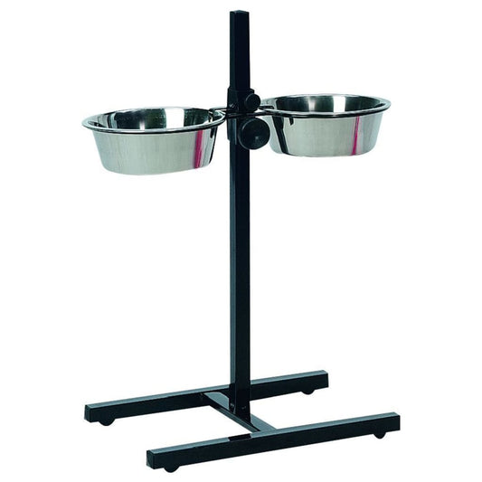 FLAMINGO H-Stand with 2 Bowls Otis 2.5 L 25 cm