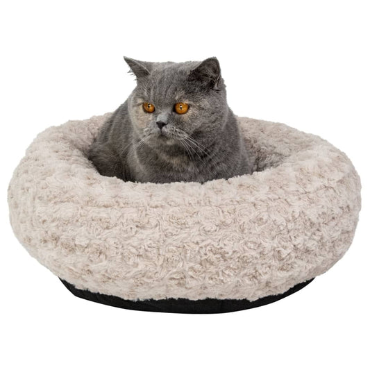 Jack and Vanilla Pet Basket Softy XS 45x45x15cm Rosette Beige