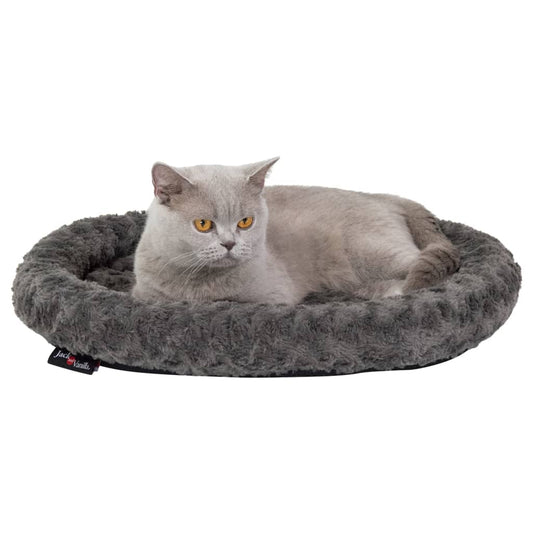 Jack and Vanilla Pet Basket Softy XS 45x40x7 cm Rosette Grey