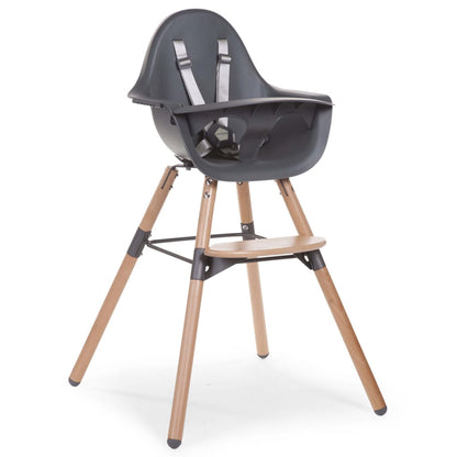 CHILDHOME 2-in-1 Baby High Chair Evolu 2 Anthracite CHEVOCHNA
