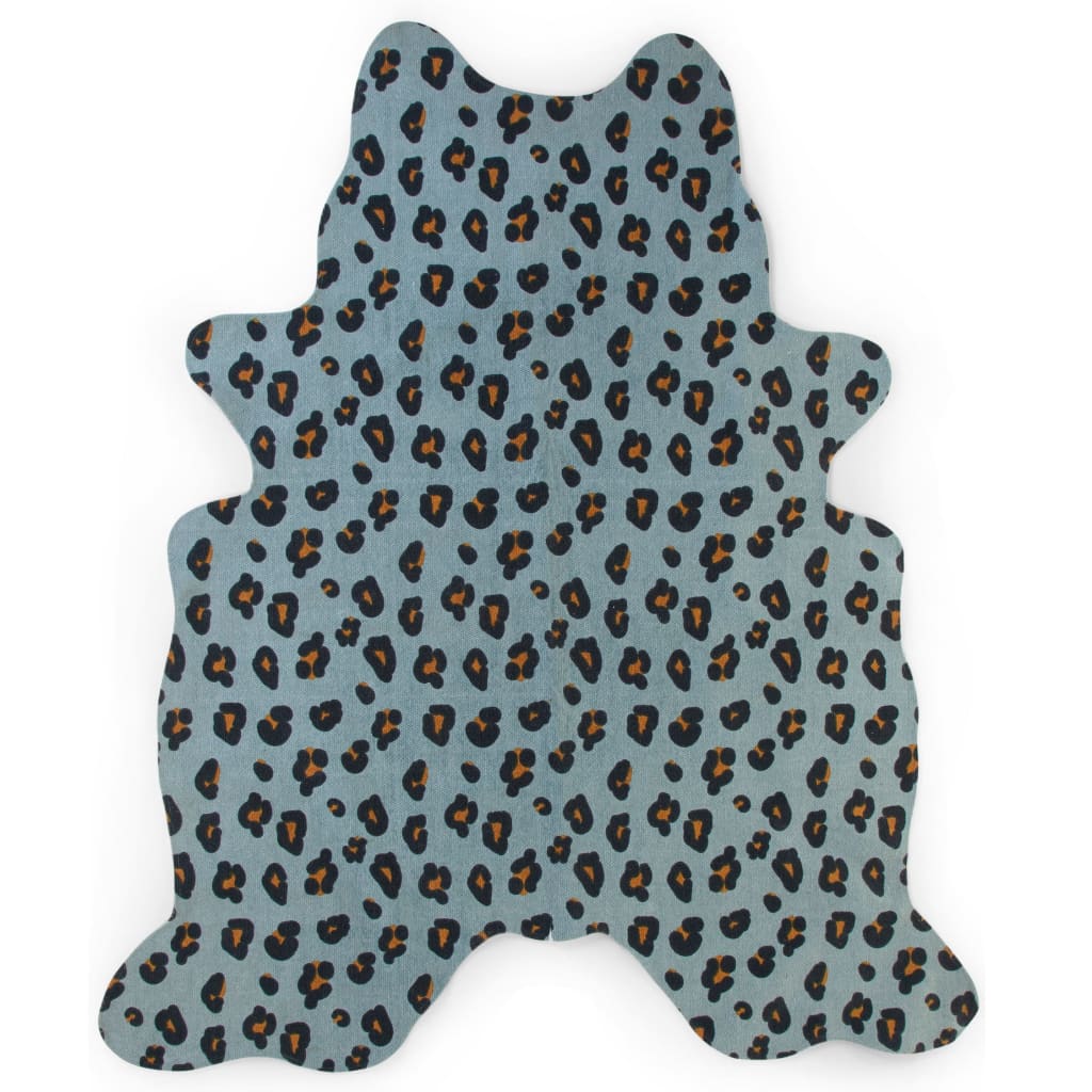CHILDHOME Kids Carpet 145x160 cm Leopard Blue