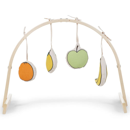 CHILDHOME Toy Fruit Set for Baby Gym 4pcs