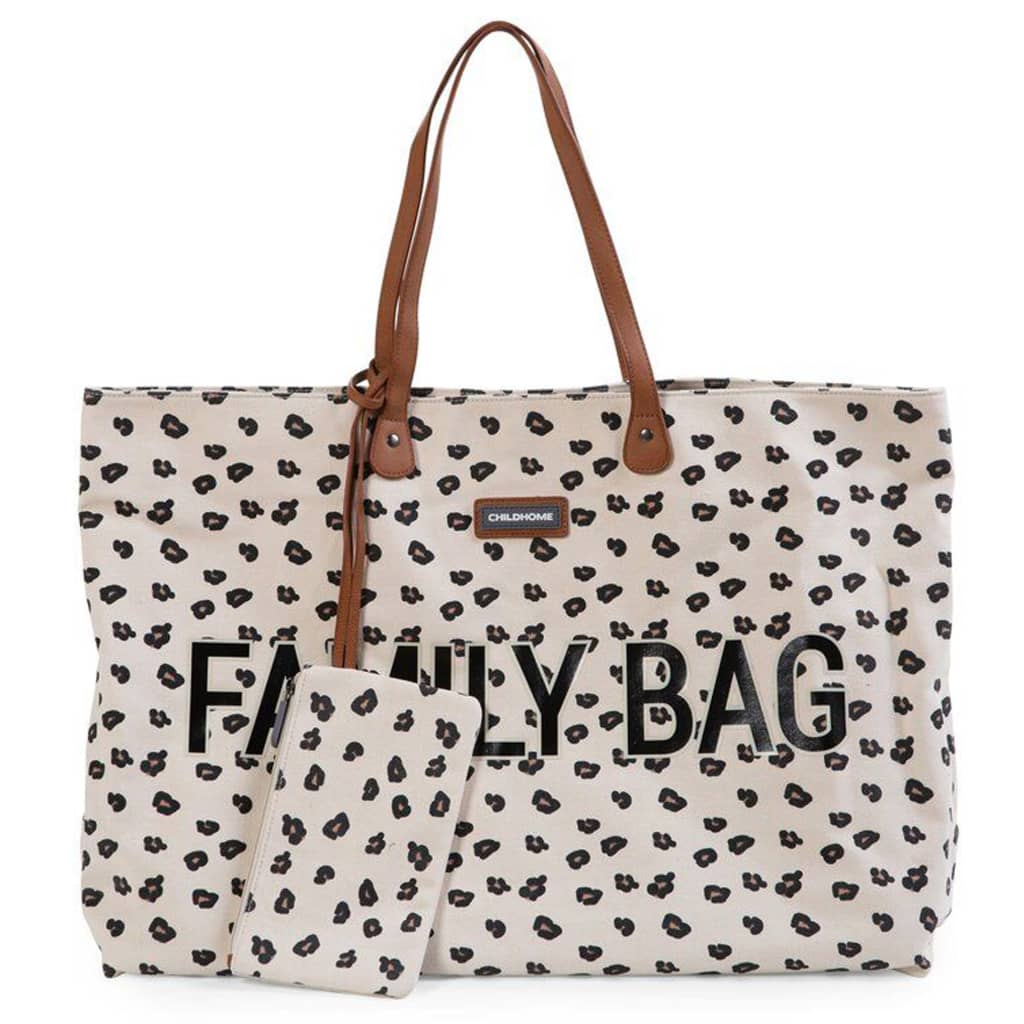 CHILDHOME Family Bag Canvas Leopard