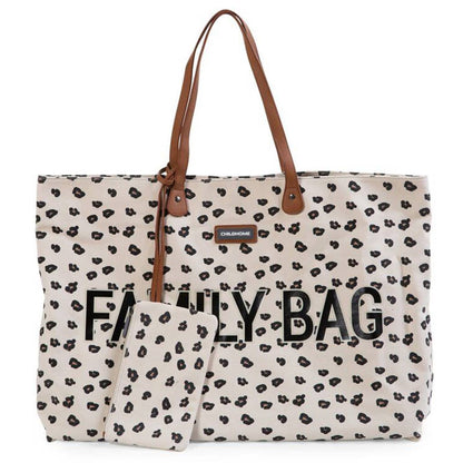 CHILDHOME Family Bag Canvas Leopard