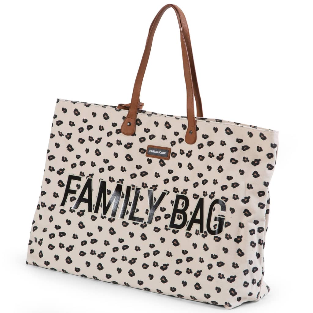 CHILDHOME Family Bag Canvas Leopard