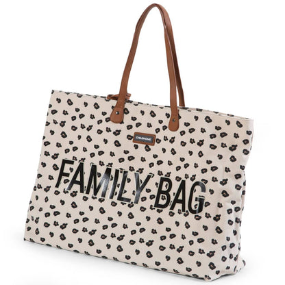 CHILDHOME Family Bag Canvas Leopard
