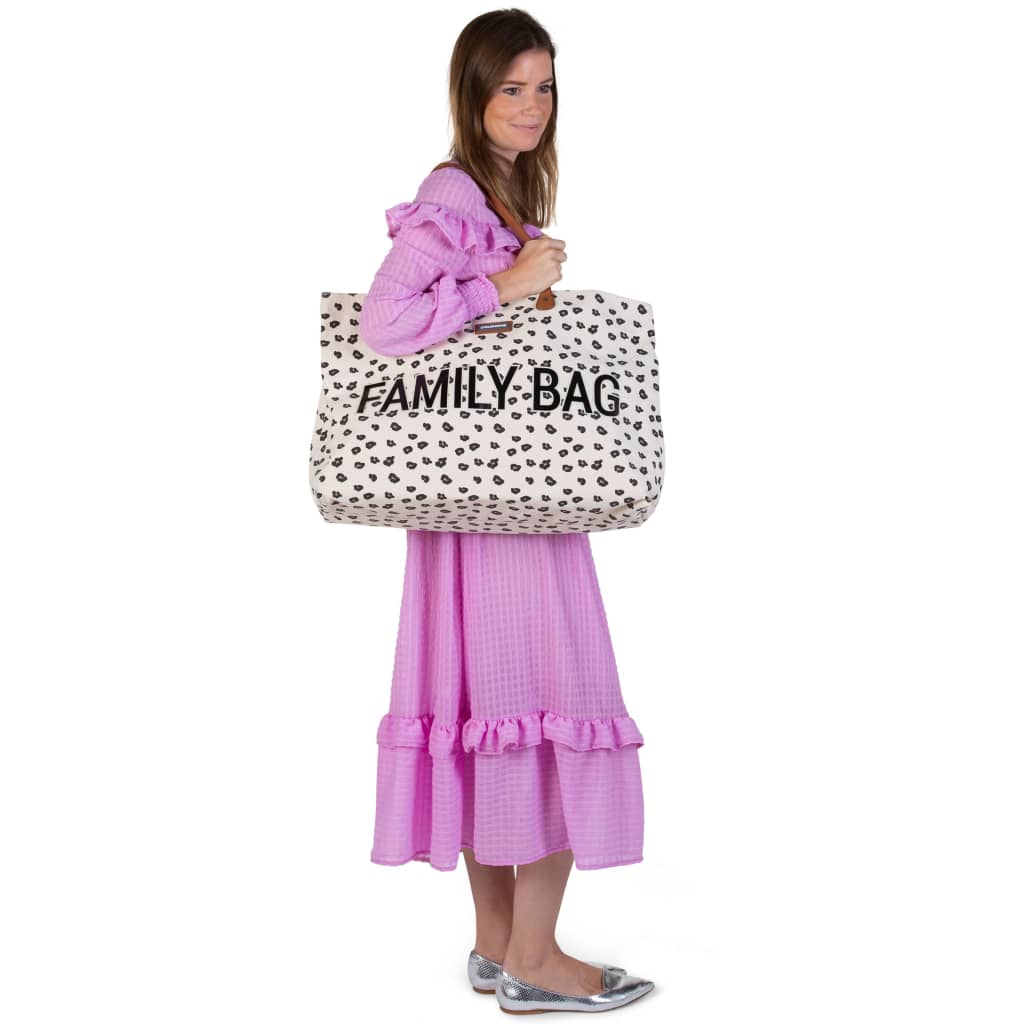 CHILDHOME Family Bag Canvas Leopard
