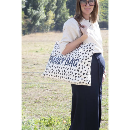 CHILDHOME Family Bag Canvas Leopard