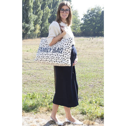 CHILDHOME Family Bag Canvas Leopard