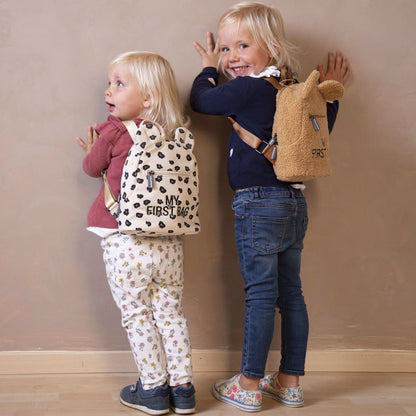 CHILDHOME Kids Backpack My First Bag Canvas Leopard