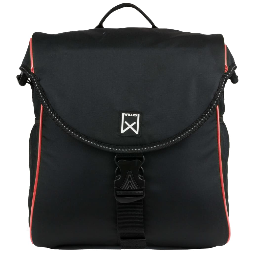 Willex Bicycle Pannier 300 S 12 L Black and Red
